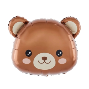 BALON PARTY PAL MIŚ GŁOWA BRĄZOWY 24'' 60cm