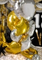 BALON PARTY DECO OKRĄGŁY PASTYLKA ZŁOTY 23" 59cm