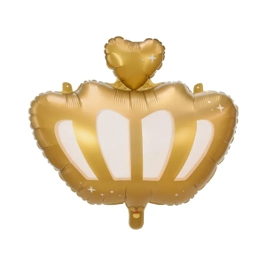 BALON PARTY DECO KORONA ZŁOTY 20'' 52cm