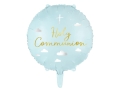 BALON PARTY DECO HOLY COMMUNION BŁĘKITNY 18" 45cm