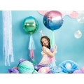 BALON PARTY DECO KULA OMBRE NIEBIESKO-ZIELONY 14'' 35cm
