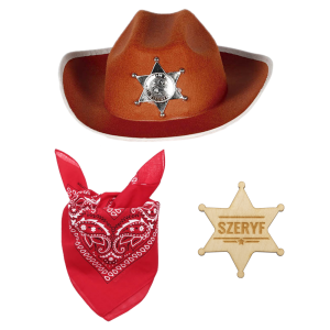 ZESTAW KOWBOJ 3el