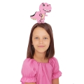 OPASKA DINOZAUR FILCOWA RÓŻOWA