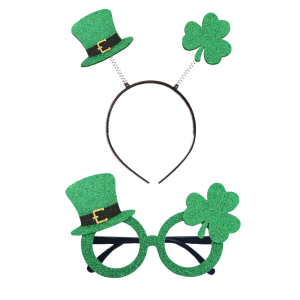 ZESTAW ŚWIĘTEGO PATRYKA ZIELONY 2el