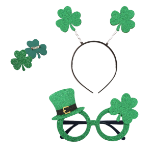 ZESTAW ŚWIĘTEGO PATRYKA ZIELONY 3el