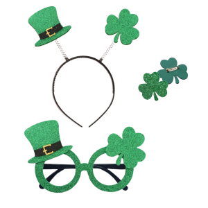 ZESTAW ŚWIĘTEGO PATRYKA ZIELONY 3el