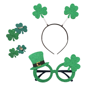 ZESTAW ŚWIĘTEGO PATRYKA ZIELONY 4el