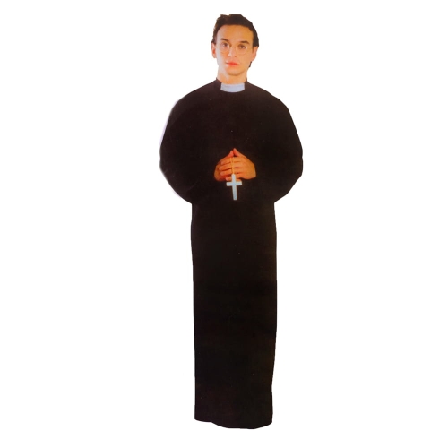 STRÓJ KSIĄDZ SUTANNA CZARNA