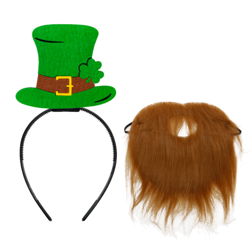 ZESTAW ŚWIĘTEGO PATRYKA ZIELONY 2el