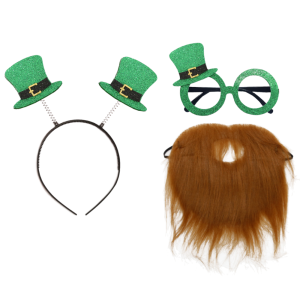 ZESTAW ŚWIĘTEGO PATRYKA ZIELONY 3el