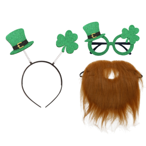 ZESTAW ŚWIĘTEGO PATRYKA ZIELONY 3el