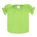 BLUZKA DZIEWCZYNKA ZIELONA 98-110