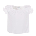 BLUZKA DZIEWCZYNKA BIAŁA 116-128