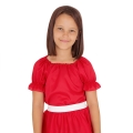 BLUZKA DZIEWCZYNKA CZERWONA 98-110