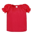 BLUZKA DZIEWCZYNKA CZERWONA 134-140