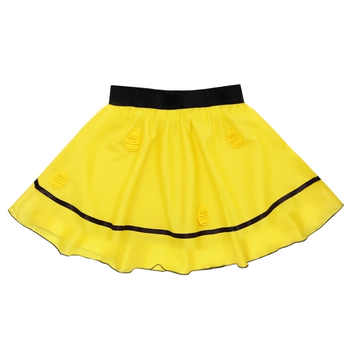 SPÓDNICZKA PISANKI PONGEE ŻÓŁTA S/M