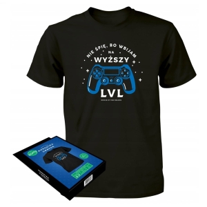 KOSZULKA GRACZ WYŻSZY LVL CZARNA M