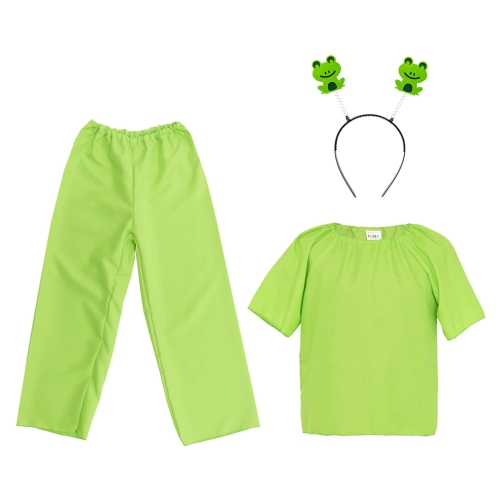 ZESTAW ŻABKA ZIELONY 116-128 3el