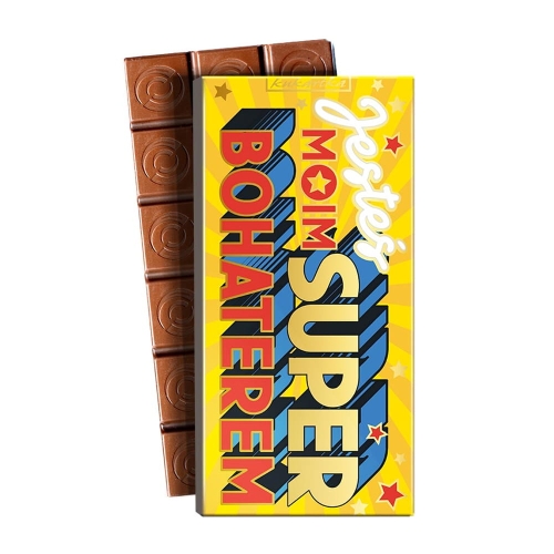 CZEKOLADA MLECZNA JESTEŚ MOIM SUPERBOHATEREM 100g