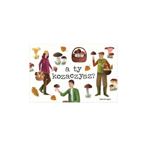 MAGNES A TY KOZACZYSZ GRZYBY BIAŁY 8x5cm