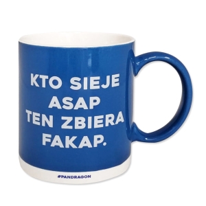 KUBEK KTO SIEJE ASAP TEN ZBIERA FAKAP NIEBIESKI 350ml