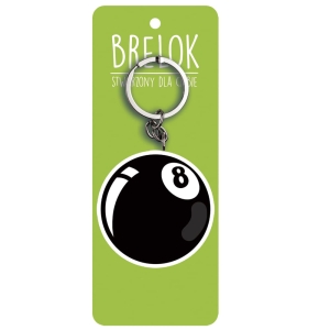 BRELOK KULA BILARDOWA CZARNY