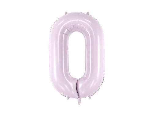 BALON PARTY DECO CYFRA 0 JASNOFIOLETOWY 28'' 72cm