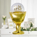 BALON PARTY PAL KIELICH IHS ZŁOTY 18" 45cm