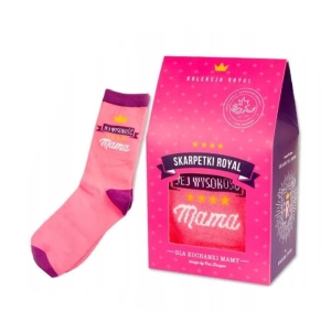 SKARPETY JEJ WYSOKOŚĆ MAMA RÓŻOWE 38-41