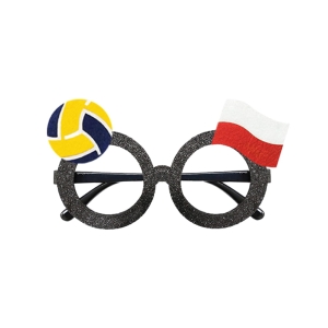 OKULARY SIATKÓWKA PIANKA CZARNE