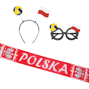 ZESTAW KIBICA SIATKÓWKA 3el