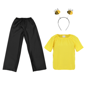 ZESTAW PSZCZÓŁKA CZARNO-ŻÓŁTY 98-110 3el