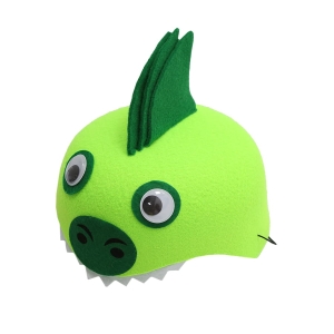 CZAPKA SMOK RUCHOME OCZY ZIELONA