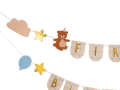BANER ROCZEK FIRST BIRTHDAY MIŚ BEŻOWY 2,5m
