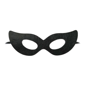 MASKA WENECKA FILCOWA CZARNA