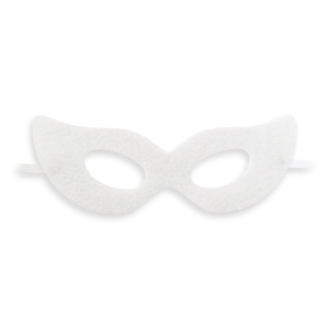 MASKA WENECKA FILCOWA BIAŁA