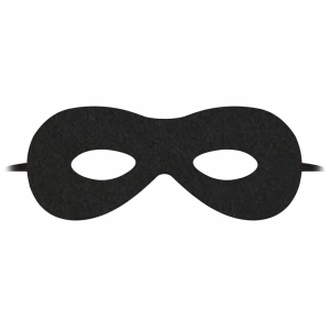 MASKA SUPERBOHATER FILCOWA CZARNA