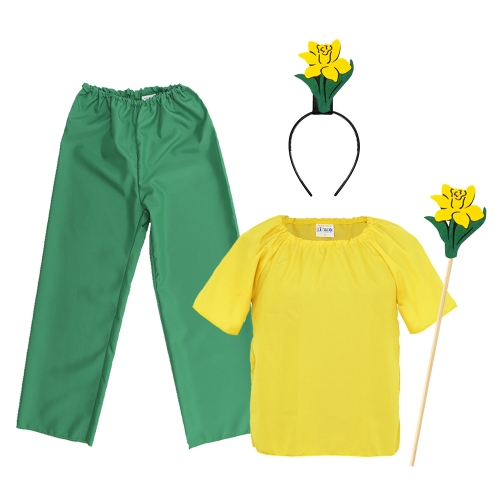 ZESTAW ŻONKIL ŻÓŁTO-ZIELONY 134-140 5el