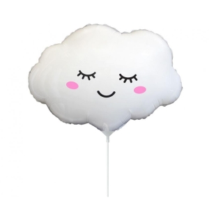 BALON FLEXMETAL CHMURKA BIAŁY 14" 36cm