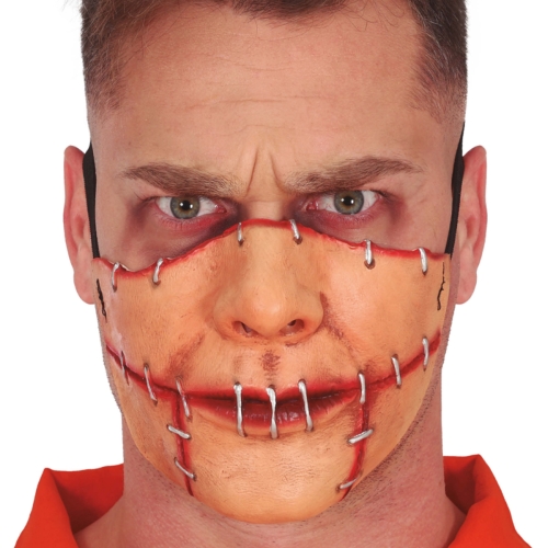 MASECZKA ZASZYTE USTA LATEKSOWA CIELISTA