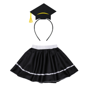 ZESTAW ABSOLWENT CZARNY XS 3el