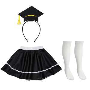 ZESTAW ABSOLWENT CZARNY XS 4el