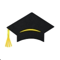 ZESTAW ABSOLWENT CZARNY XL 3el