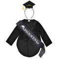 ZESTAW ABSOLWENT CZARNY 134-140 4el