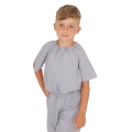 BLUZKA CHŁOPIEC PONGEE SZARA 146-158