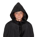 STRÓJ PELERYNA Z KAPTUREM POLIESTER CZARNA 84cm