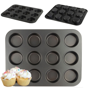 FORMA DO PIECZENIA BABECZEK MUFFINEK BLACHA FOREMKA NA 12 SZT