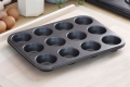 FORMA DO PIECZENIA BABECZEK MUFFINEK BLACHA FOREMKA NA 12 SZT