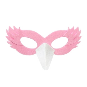 MASKA PTASZEK FLAMING FILCOWA RÓŻOWA