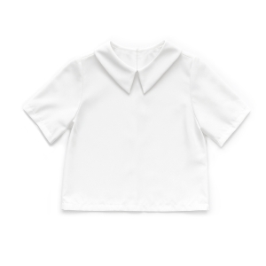 BLUZKA GALOWA PONGEE BIAŁA 134-140